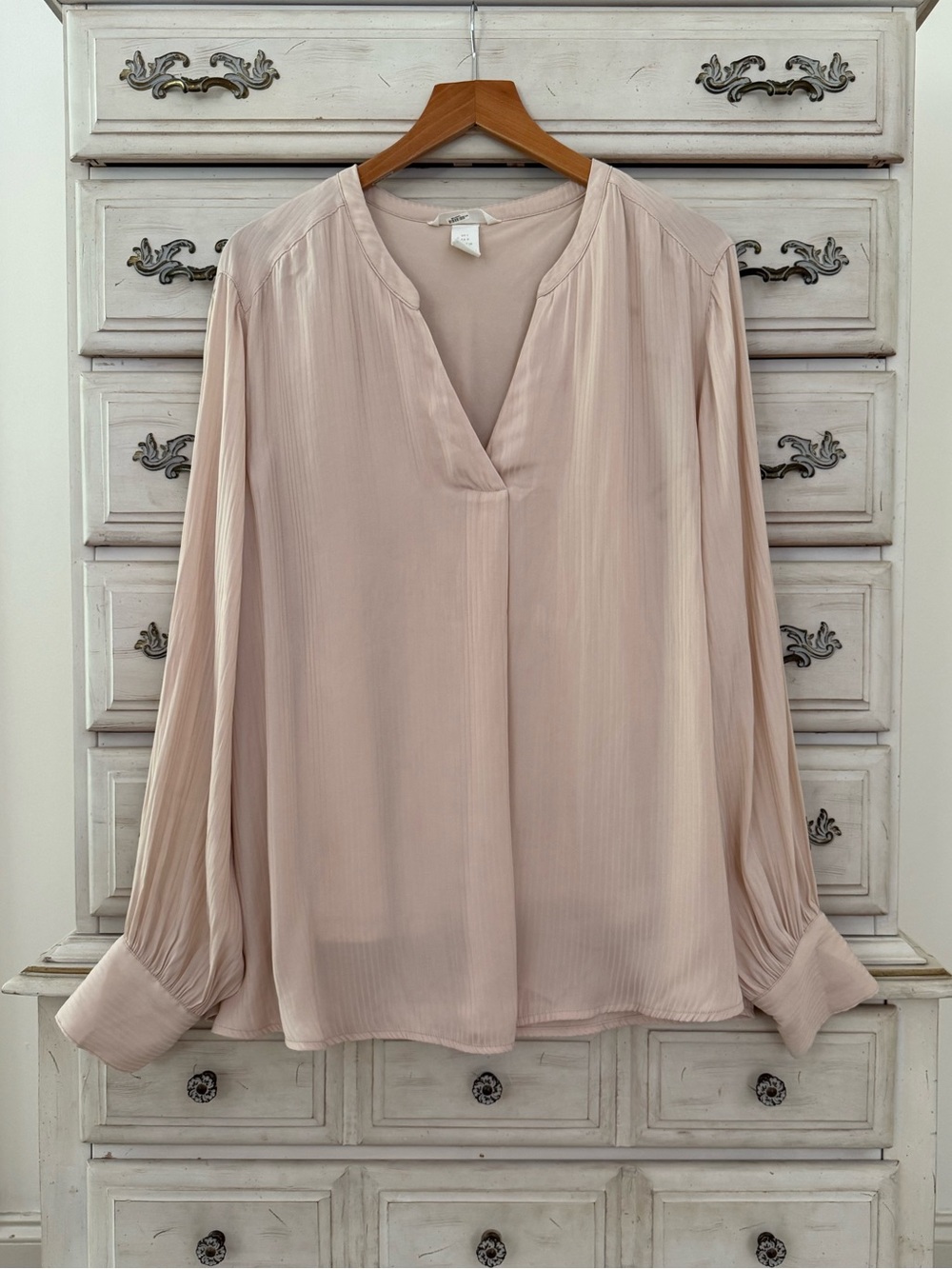 H&M Beige Maternity Blouse Top